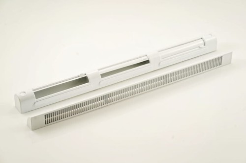 Automatyczny nawiewnik ciśnieniowy z możliwością manualnego ograniczenia przepływu powietrza VT101, biały